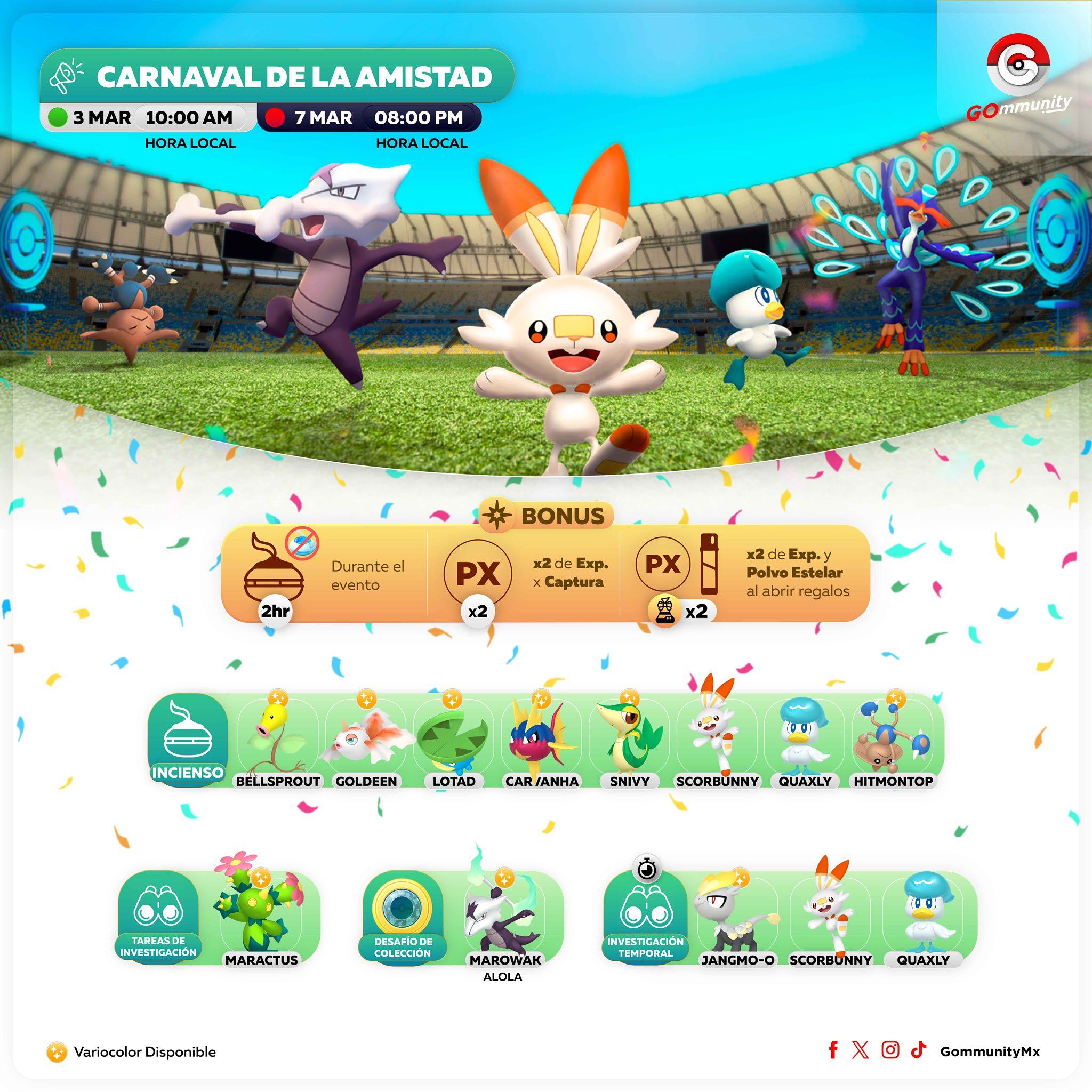 Eventos Pogo